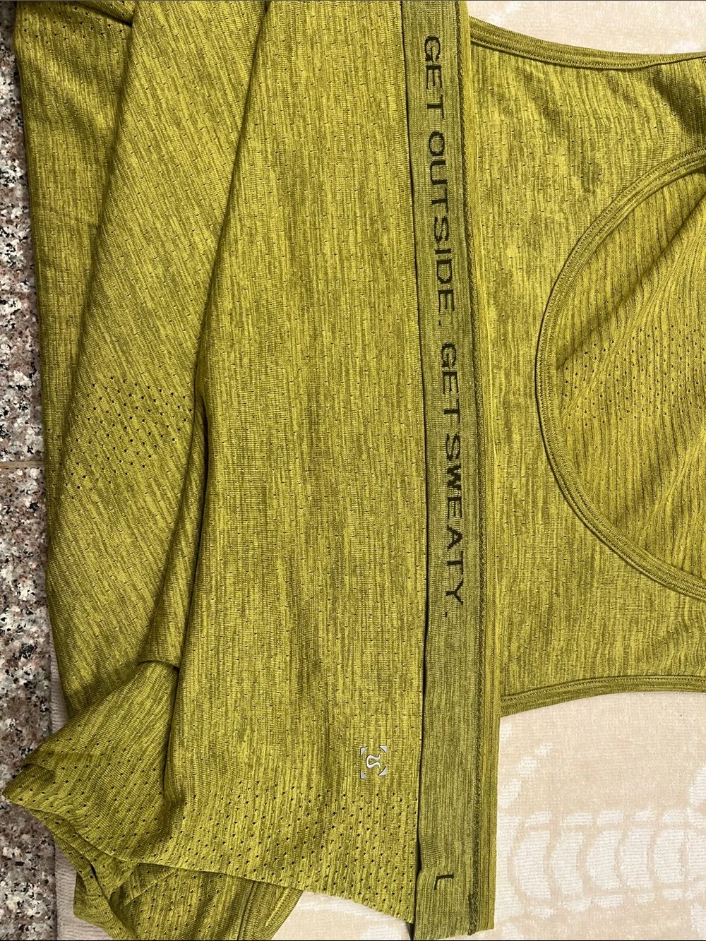 lululemon athletica Men’s Metal Vent Tech Sleeveless Tank — Olive, large